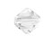 100pcs Authentic Preciosa 4mm (0.16 Inch) Small Faceted Bicone Crystal Loose Beads Crystal Clear Compatible with Swarovski 5301/5328 for Jewelry Craft Making Pre-B401
